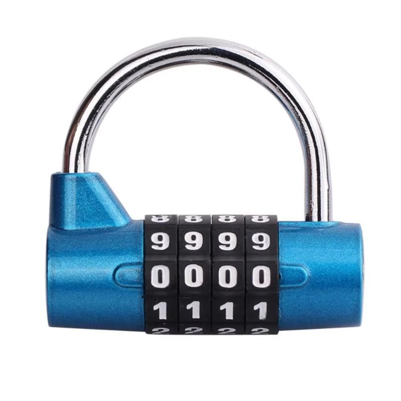 

4 Digit Number Combination Travel Password Lock Combination Padlock Zinc Alloy Safely Code Lock