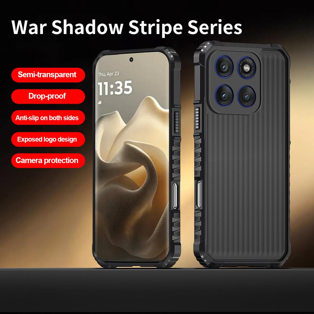 Pancerne Wstrząsoodporne Etui na Telefon Dla Motorola Moto 60 50 Pro Fusion Twardy Tył Ochronna Nakładka