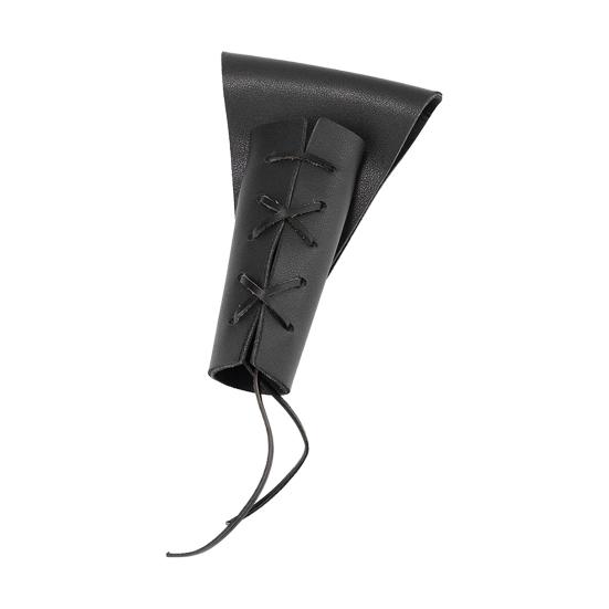 Medieval Leather Frog Holder Belt Scabbard Costume Accessory Triangle Waist Bag Halloween Cosplay Pouch Vintage Sheath Belt for Costume Parties