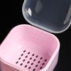 Portable Disinfection Filter Cleaning Box Nail Art Drill Bits Grinding Head Disinfection Box Manicure Sterilization Tool