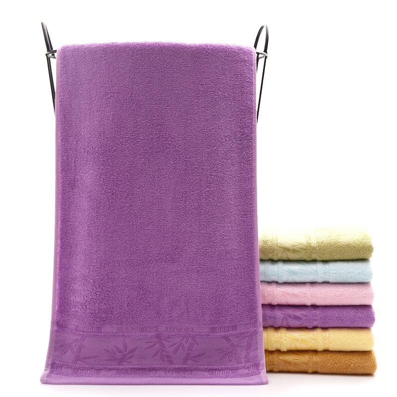 Bamboo Forest Jacquard Plain Absorbent Towel