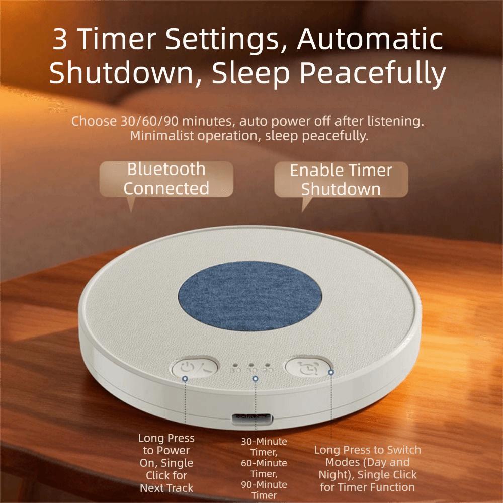 Ultra-Thin Sleep Aid Speaker Bluetooth 5.4 White Noise Machine Wireless Sleeping Speaker  Home Use