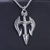 Collier Trident de Poséidon Tendance Homme Pendentif Matériau