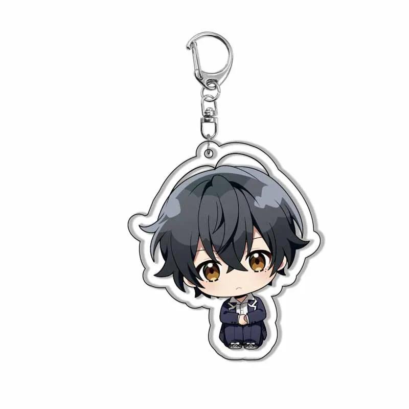Mignon BL Anime Sasaki To et Miyano Porte-clés Miyano Yoshikazu Sasaki Shumei Hirano Daiga Figurine Porte-clés Acrylique Porte-clés de Voiture