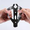 Universal ABS Bike Water Bottle Holder with Carbon Texture - Anti-Slip Cycling Cup Cage for Mountain Road Bikes Accessories