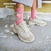 Skechers Women's Curly Bear Plush Platform Sneakers