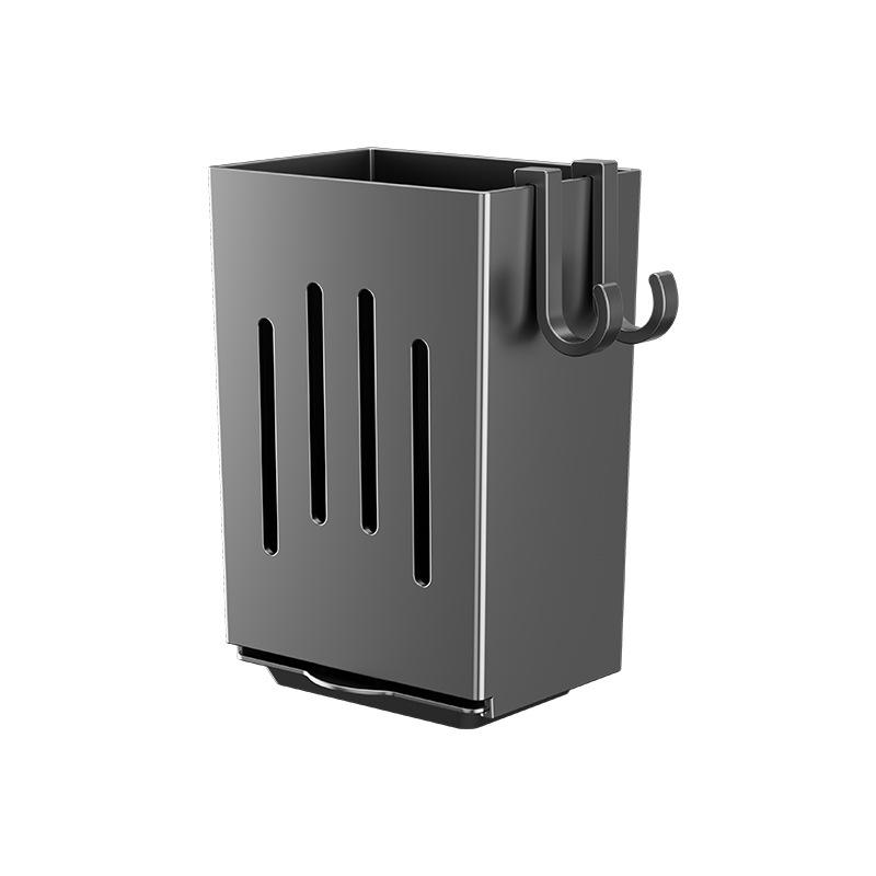 Wall-Mounted Chopstick & Cutlery Holder: Punch-Free Kitchen Organizer and Storage Rack.
