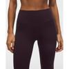 Lululemon Paisley Lace Overlay Tight 25  Black Plum