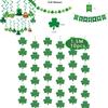 St.patrick's Day Party Supplies Clover Flag Ball Bar Bar Atmosphere Decorations