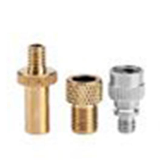 

3 шт./компл. велосипедный воздушный адаптер французский насос клапан американский для преобразования колесного газового сопла серебряный/золотистый