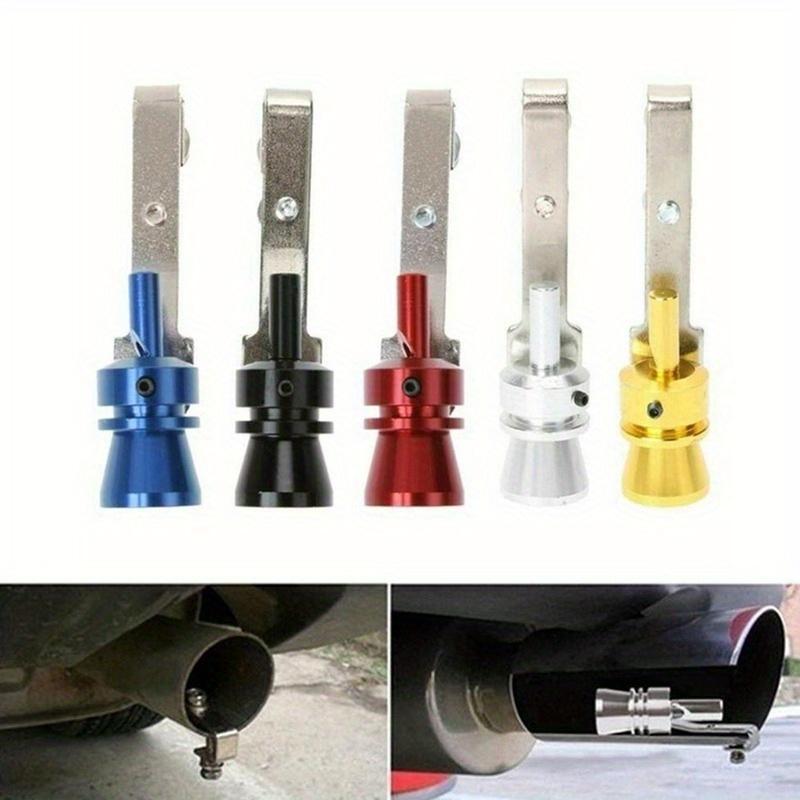 1PC Universal Aluminum Turbo Sound Exhaust Muffler Pipe Whistle Car Blow Off Valve Tip Simulator Whistler