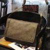 TS JYL laptop bag,Vintage Korean Men Shoulder Bag Casual Crossbody Travel Leather Satchel