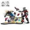 LEGO Marvel 76314 Captain America's Battle : Civil War - Toy for 10 Year Old Boys