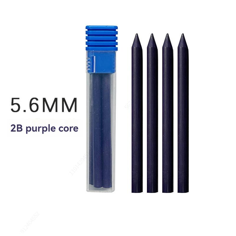 5.6mm Metal Mechanical Pencil And 2B/4B/6B/8B Pencil Refill For Writing Tool Sketch Comics Design Automatic Pencil
