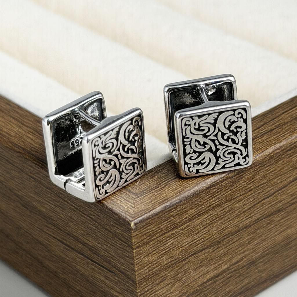 Xiaomi 925 Sterling Silver Earrings For Women Trendy Geometric Vintage Twist Earring Jewelry Prevent Allergy Party Gift Accessories