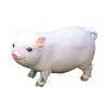 Garden Pig Statue, Outdoor Resin Piggy Ornament, Cute Piglet Sculpture, Farmhouse Decoration for Yard Lawn Patio