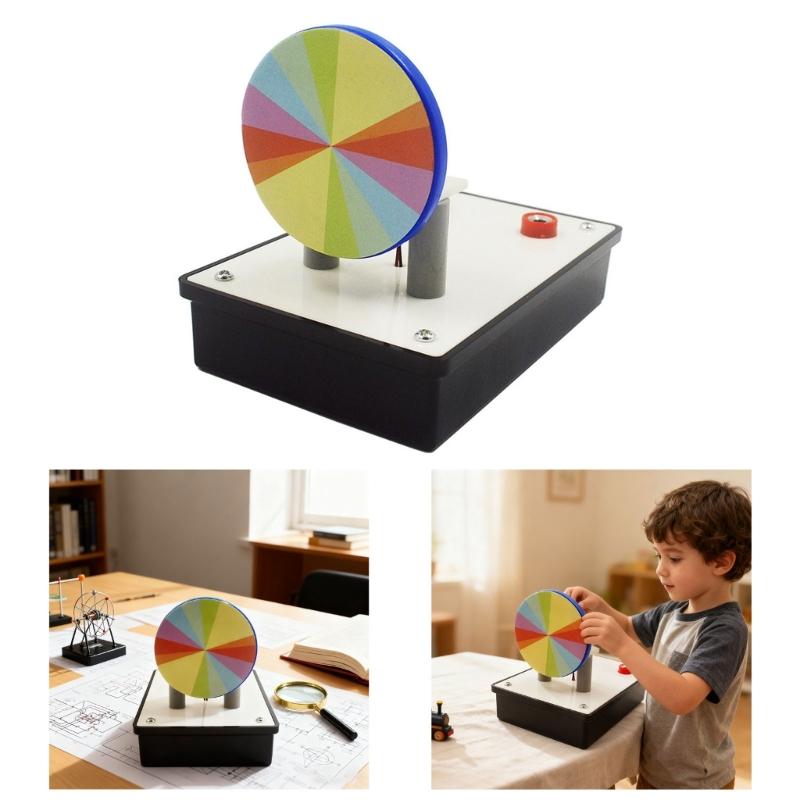 Electric Newton Disc Hands On Color Blending Experiment Educational Optics Equipment Apparatus For School Labs