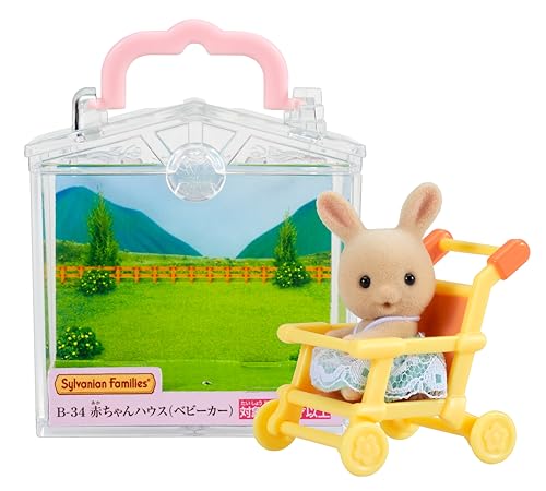Sylvanian Families Domek dla niemowląt [Wózek do domku dla niemowląt] B-34 Certyfikat ST 3 lata i więcej Zabawka Domek dla lalek Sylvanian Families EPOCH