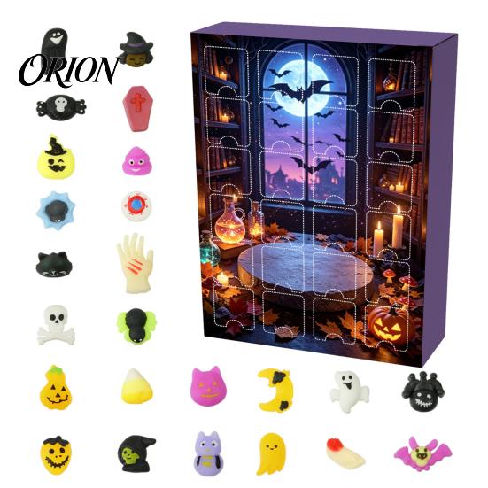 Holiday Countdown Experience Halloween Advent Calendar 2026, 24 Pcs Mini Squeeze Figures Calendar, Squishy Sensory Toys Slow Rising Stress Relief
