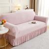 Chenille thicker sofa cover, all-inclusive universal cover, anti-slip and dustproof armrest sofa cover, three-person universal new model