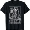 The Hermit Tarot Card Gothic Halloween Grim Reaper Occult T-Shirt
