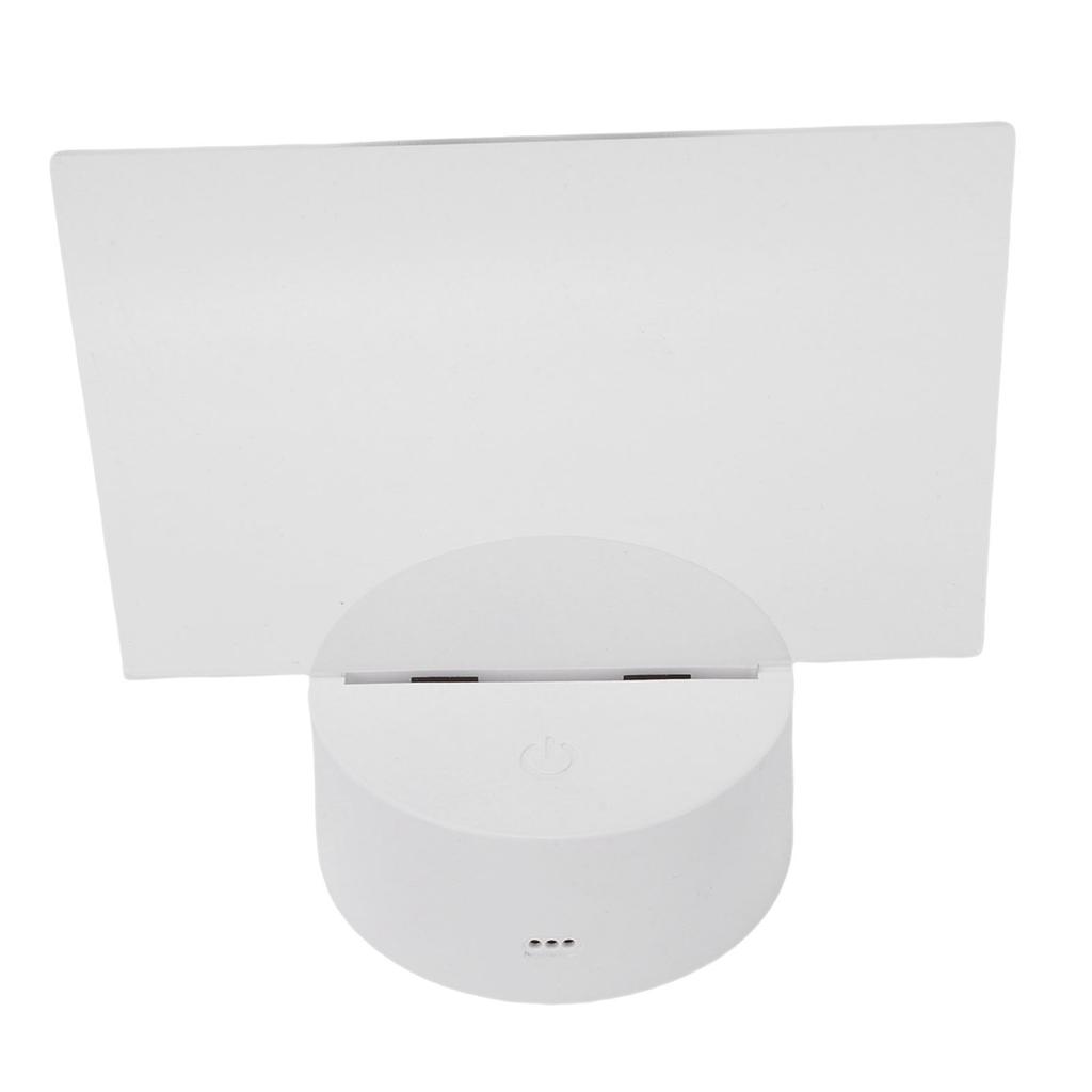 Acrylic Dry Erase Board with Light Rewritable Message Board DIY Note Memo Board Desktop Night Light for Room Decor USB