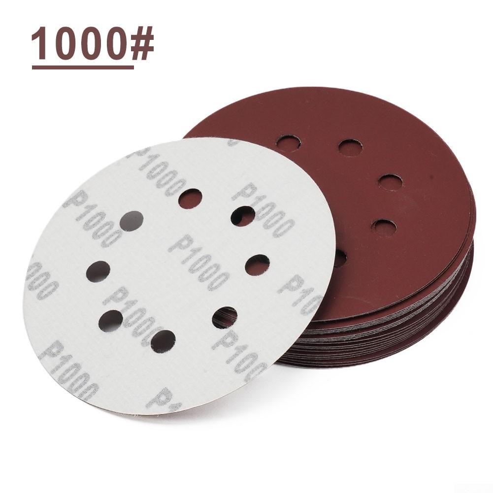 

Универсальные диски с 8 отверстиями для наждачной бумаги, упаковка из 20 шт. для сложного удаления ржавчины 1000#