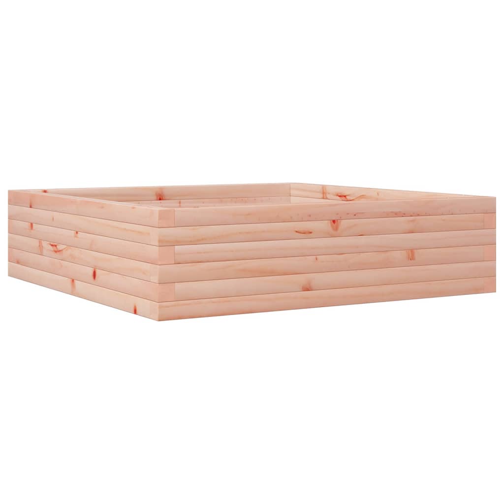 Plant Pot 90x90x23 Cm Solid Douglas Fir Wood