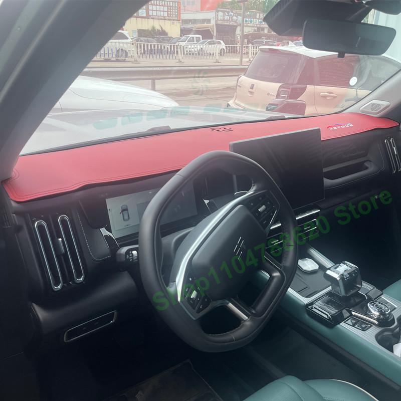 Tappetino per Cruscotto Auto per Jetour Shanhai T1 Freelancer Pannello Strumenti Controllo Centrale Protezione Solare Tappetino Scuro Isolamento Termico Parasole