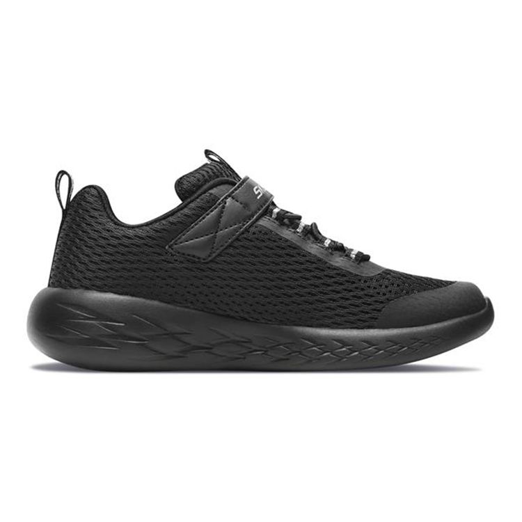 Skechers Go Run 600 Velcro Low Top Kids Running Shoes Kids running shoes Black 82007L-BBK