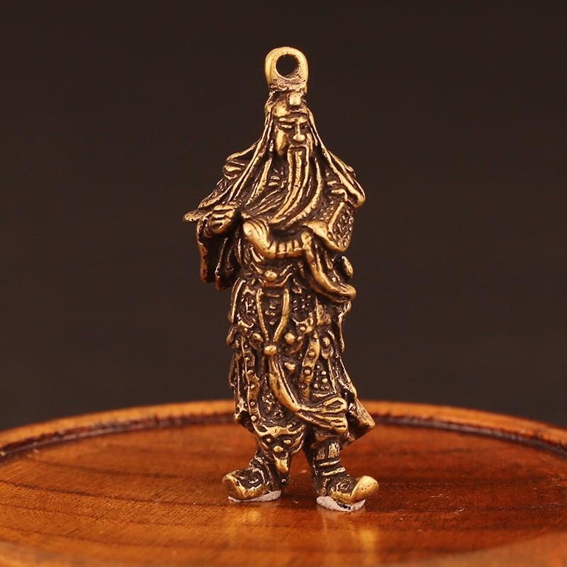 Guan Gong Ornament Handmade God of Wealth Figurine Miniature Convenient