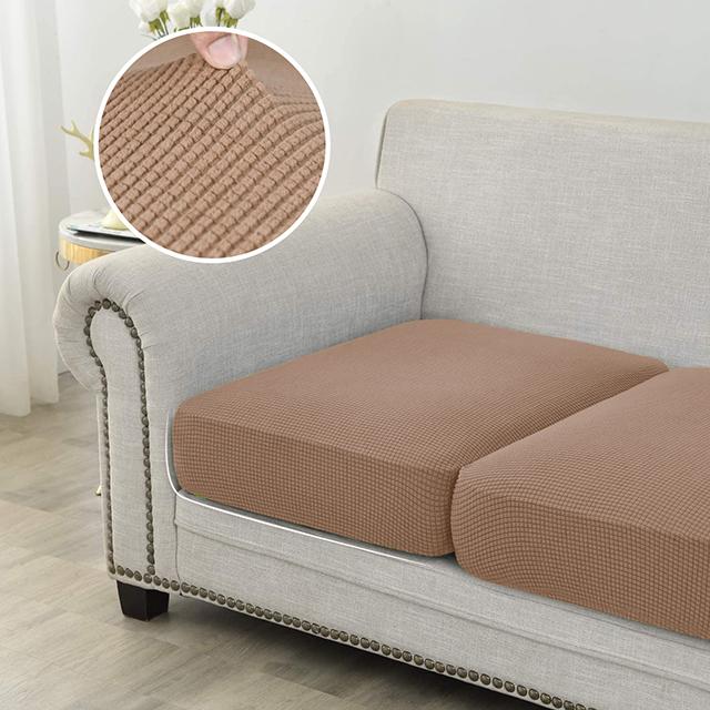 

Жаккардовый чехол для подушки на сиденье дивана, флисовый чехол для дивана, эластичный моющийся съемный L-образный чехол для углового дивана для домашнего декора Back cushion cover