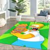 Simpsons Family Gathering Square rugs are a great choice for living rooms, bedrooms, home décor, and as gifts.