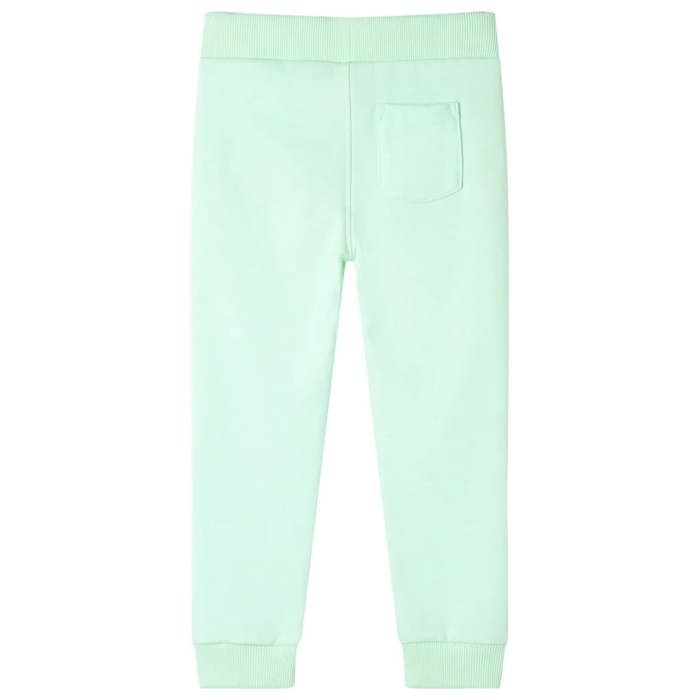 Pantalon de survêtement pour enfants vert vif 92/104/116/128/140