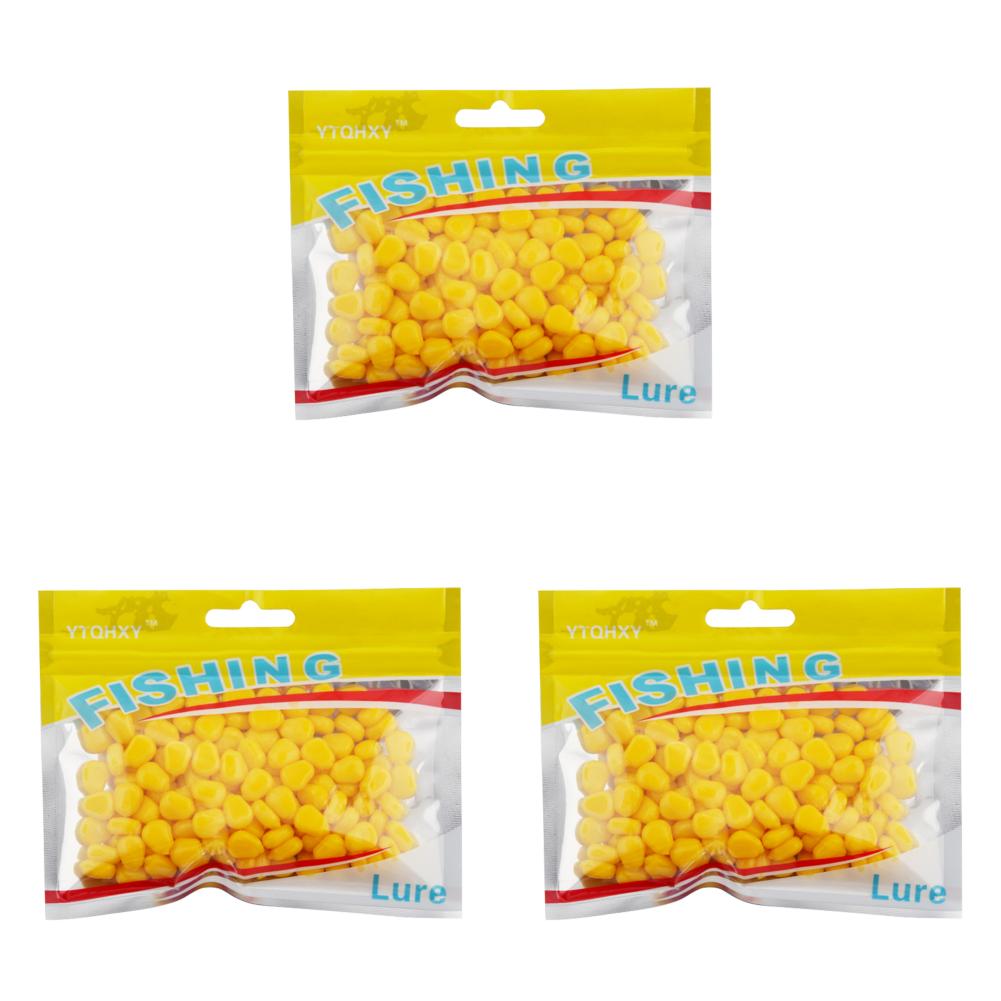 

LF # 100 шт., мягкая приманка с запахом кукурузы, искусственная кукурузная плавучая приманка, аксессуары для рыбалки (Йель