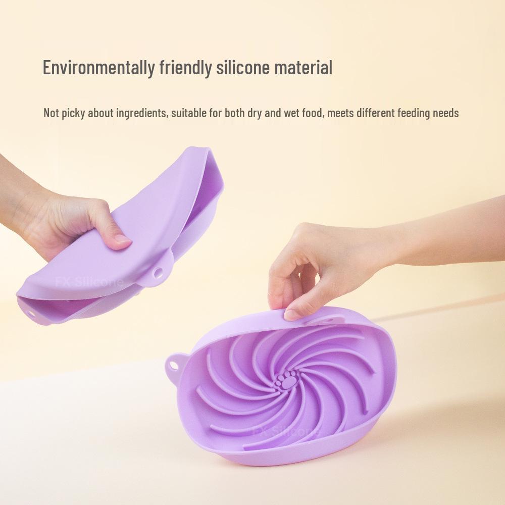 Pet Slow Feeder Silicone Licking Plate for Cats & Dogs, Non-Slip & Anti-Choking Design