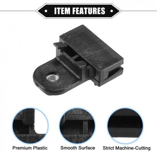 TWO Window Door Glass Channel Retainer Clip 1.93"x1.57"x0.67" Universal