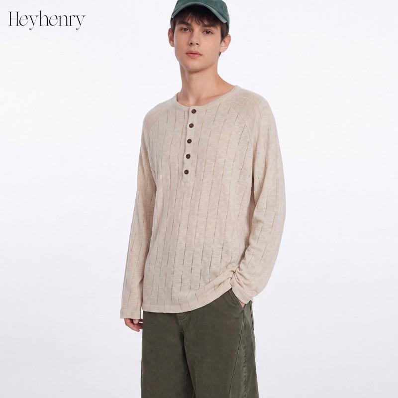 HeyHenry Womens Vintage Crew Neck Long Sleeve T-Shirt Fall Casual Top