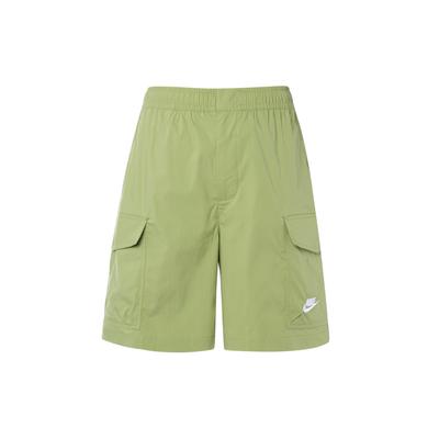 FW22 Solid Color Logo Embroidery Work Shorts Men Bottoms Green DM6834-334