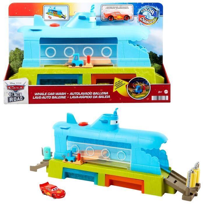 Coffret De Jeu Disney+ Cars On the Road - Station De Lavage Sous-Marin - MATTEL - Color Changers - 3 Ans Et +
