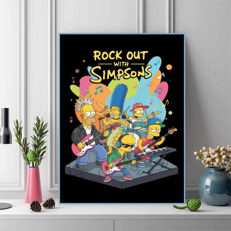 Simpsons Dream.167 100% Round Full Drill 5D DIY Diamond Painting Embroidery Cross Stitch Rhinestone Décor
