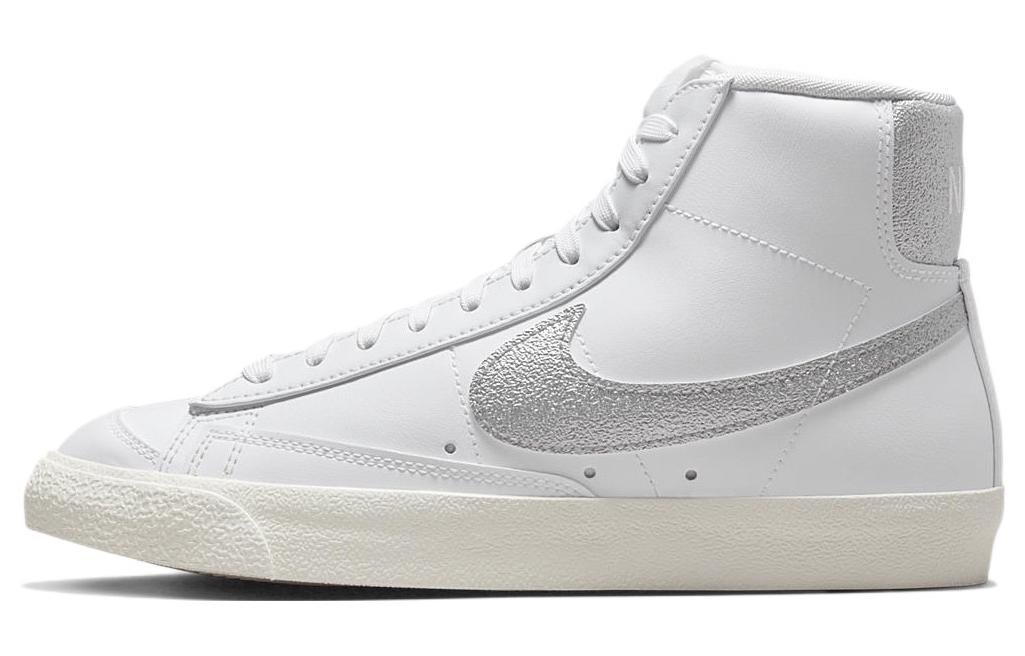 

Nike Blazer Mid 77 Essential White Metallic Silver Women s DQ7574-100 38
