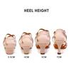 Women Ladies Latin Shoes High Heels Salsa Rumba Waltz Prom Ballroom Dance Sandals Defferent Heels