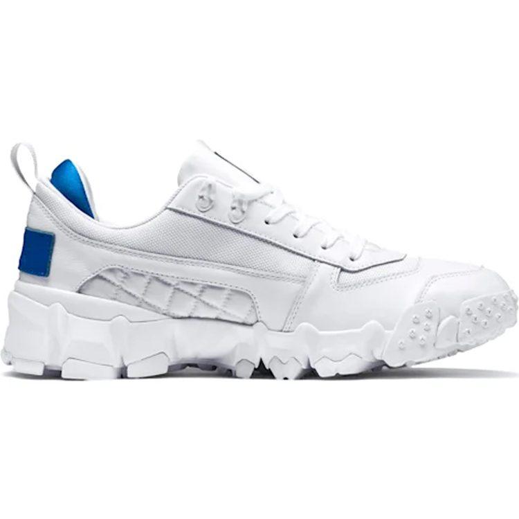 PUMA Trailfox Leather White Blue Yellow 369470-01