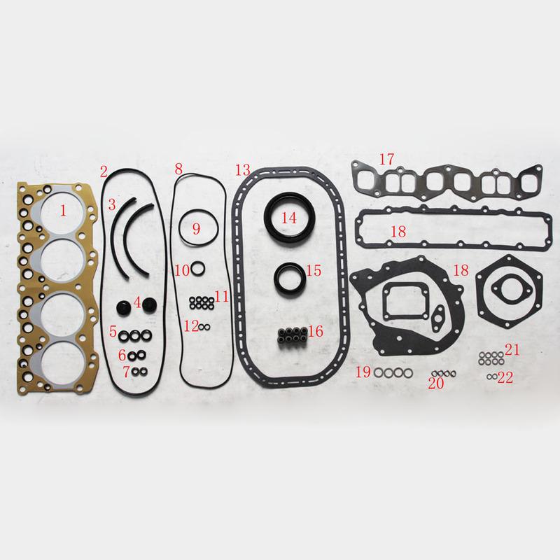 For ISUZU ELF 150 HOLDEN RODEO 2.0L C190 METAL Full Set Engine Rebuilding Kits Engine GASKET 50073600
