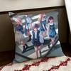 Anime BBanG DDream Its MyGO Cushion Cover Reversible Soft Durable Pillow Cover Home  Car MultiScene Use for Daily Comfort