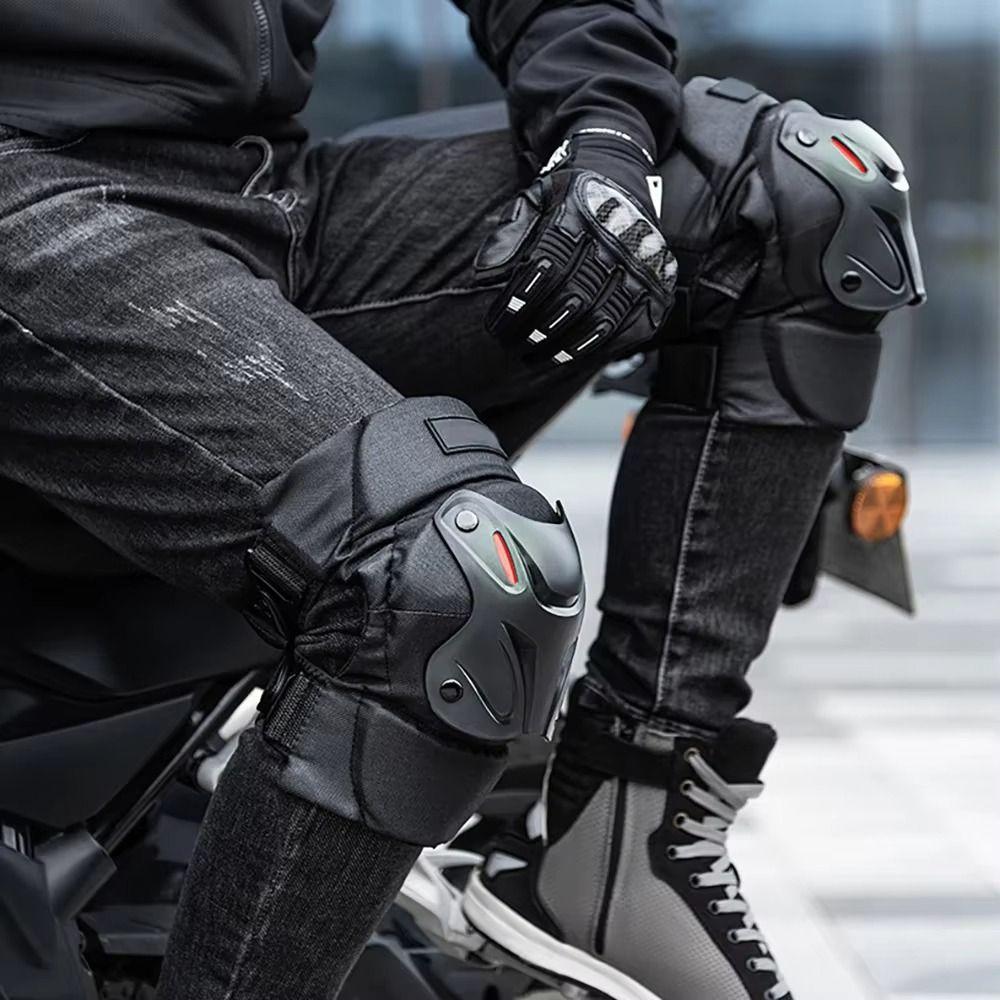 Anti-fall Motorcycle Kneepad Breathable Elbow Protector Motocross Knee Guard Electric Vehicle