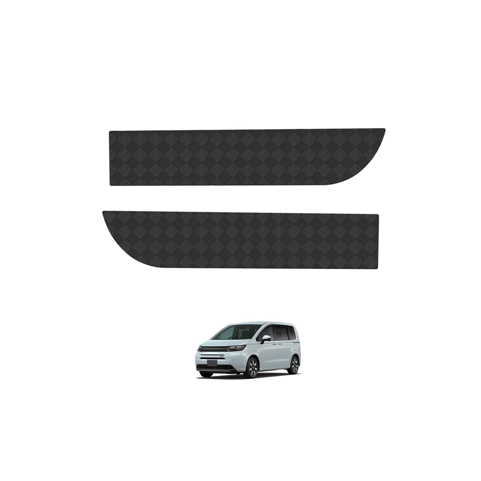 

HUAHAO Door Kick Guards for Honda Freed GT and Door Easy Freed Custom Carbon Sheets for Front Doors of Series, Anti-Scratch, Stain, Wear-Resistant