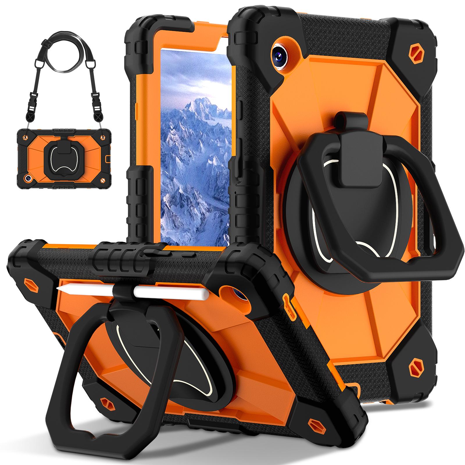 

Armor Silicone Case For Samsung Galaxy Tab A11 8.7inch SM-X110/X115/X117 2025 Rotating Stand Kids Tablet Cover Rugged Funda Tab A11 8.7inch
