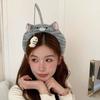 Panda Cat Fishing Plush Headband Hair Accessories Girls Cartoon Hairband Adorable Hair Hoop  Party